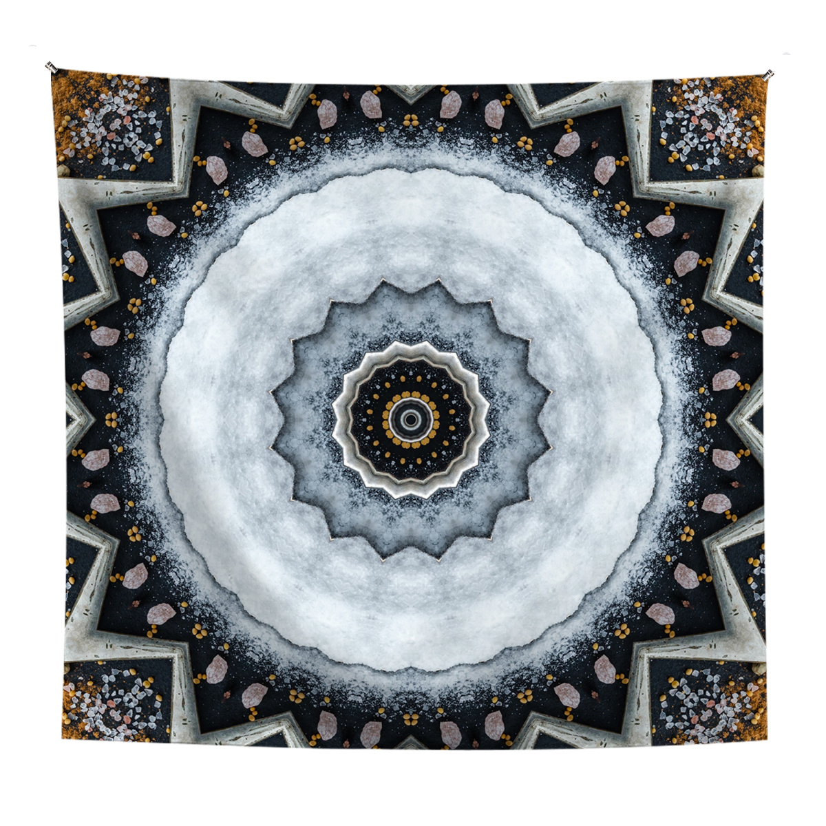 Tapestry Mandala Hippie Bohemian Tapestries Wall Hanging Flower Psychedelic Tapestry Wall Hanging Indian Dorm Decor