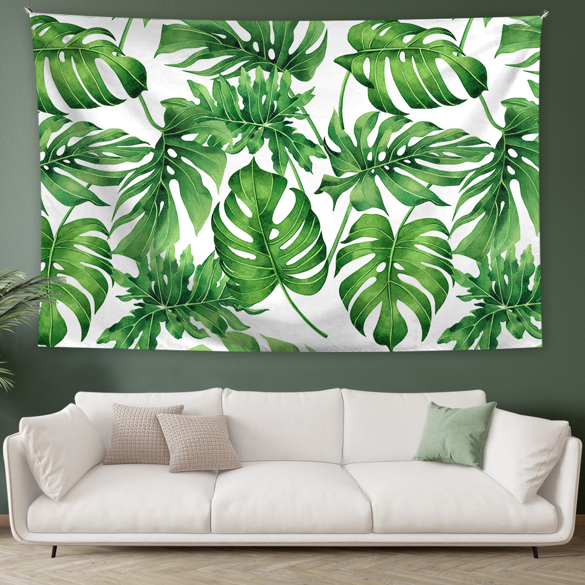 Jungle landsca tapestry interior sofa decoration wall hanging decor for home decor custom Beach tapestry