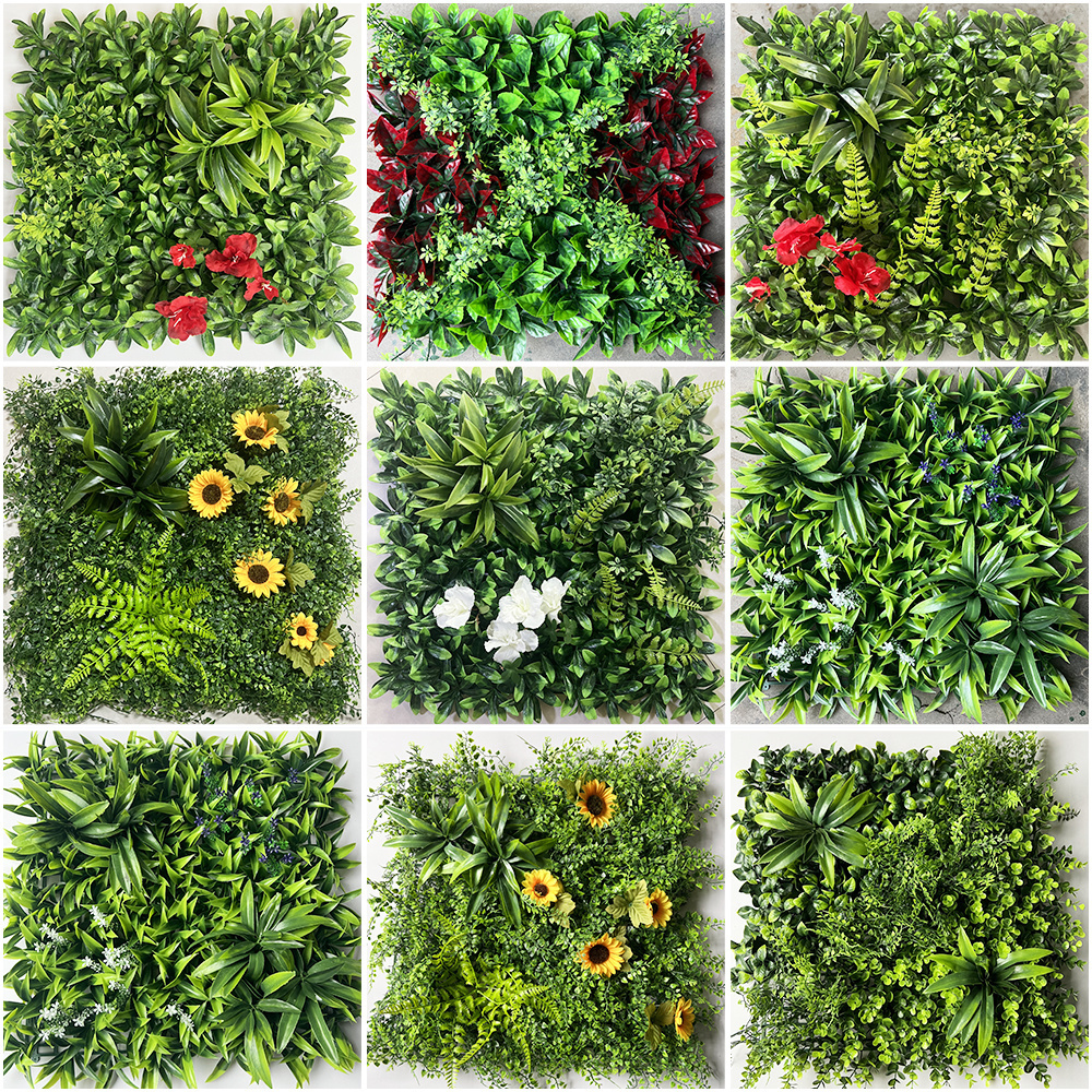 50*50cm Factory Direct Price 50*50Cm 3D simulation plants for wall home decoration