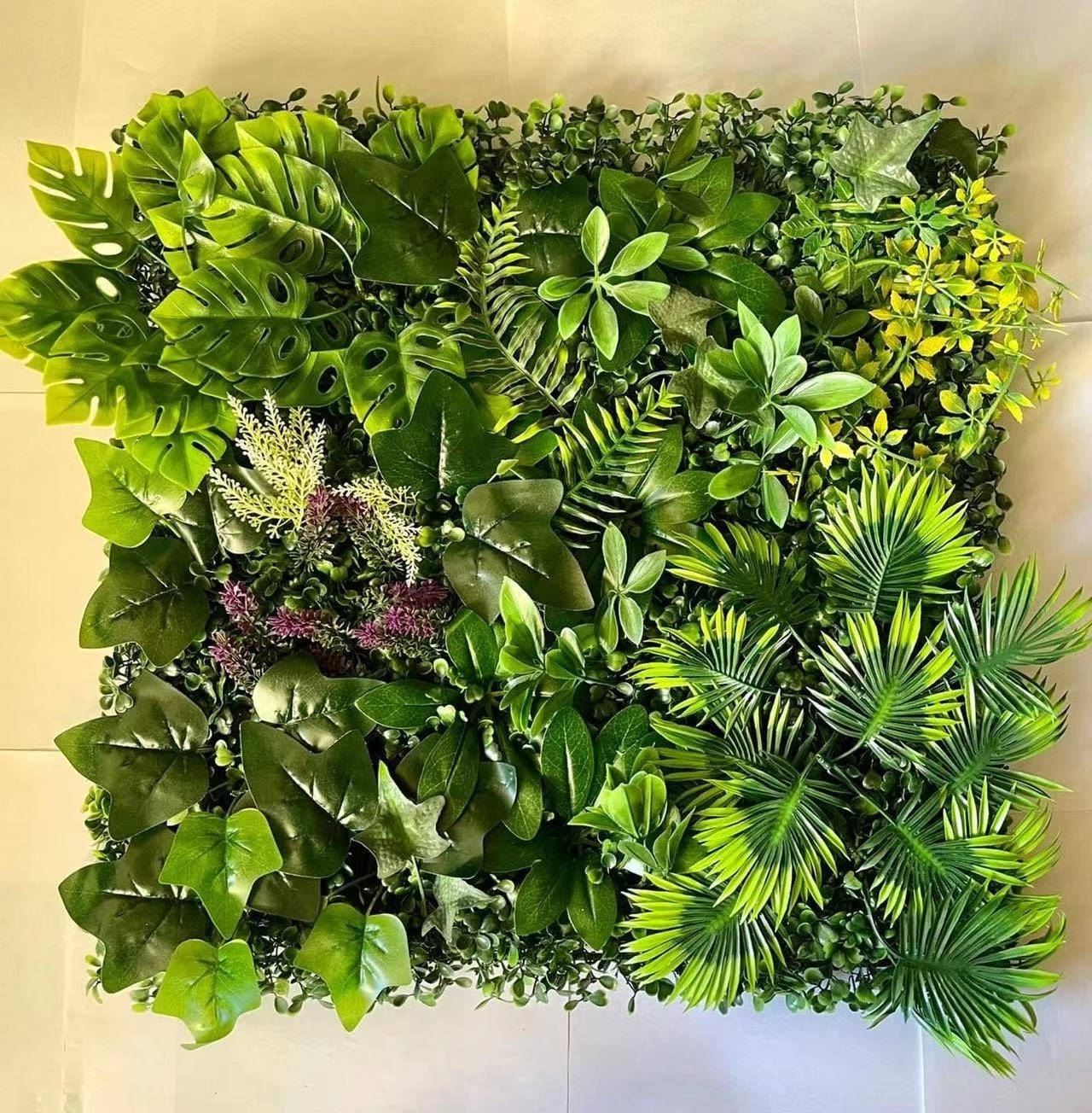 50*50cm Factory Direct Price 50*50Cm 3D simulation plants for wall home decoration