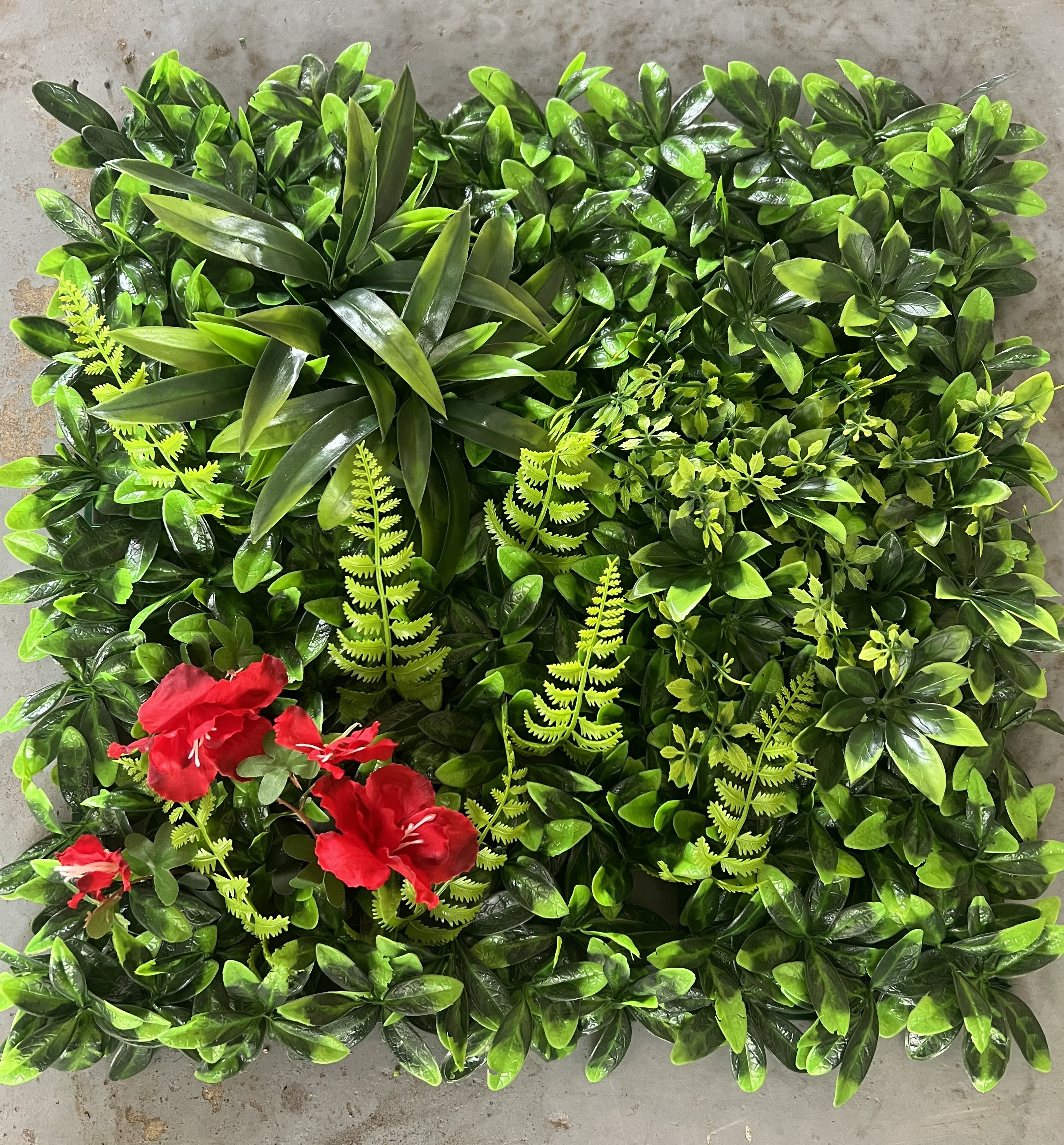 50*50cm Factory Direct Price 50*50Cm 3D outdoor wall planting pots rectangular