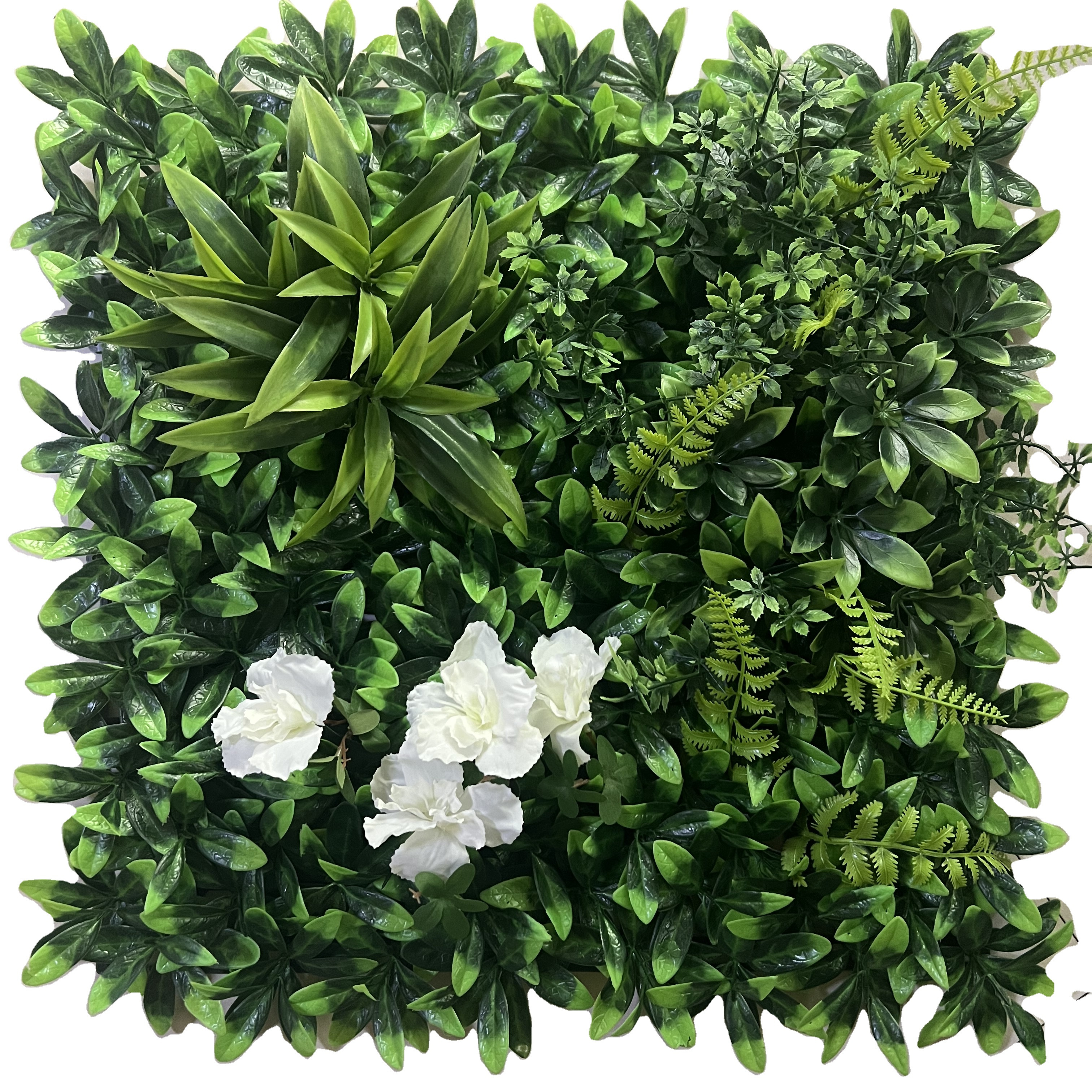 50*50cm Factory Direct Price 50*50Cm 3D Hanging Plant Green Grass Wall for Home Decoration