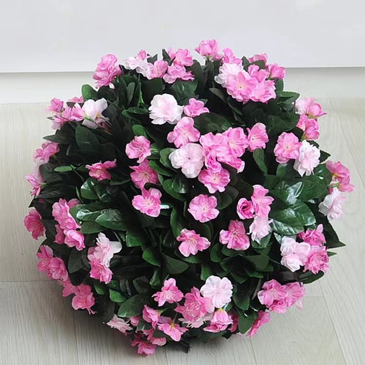 High Quality Outdoor Indoor Event Centerpieces Decoration Rose Romantic Baby Breath Wedding Artificial Flower Ball