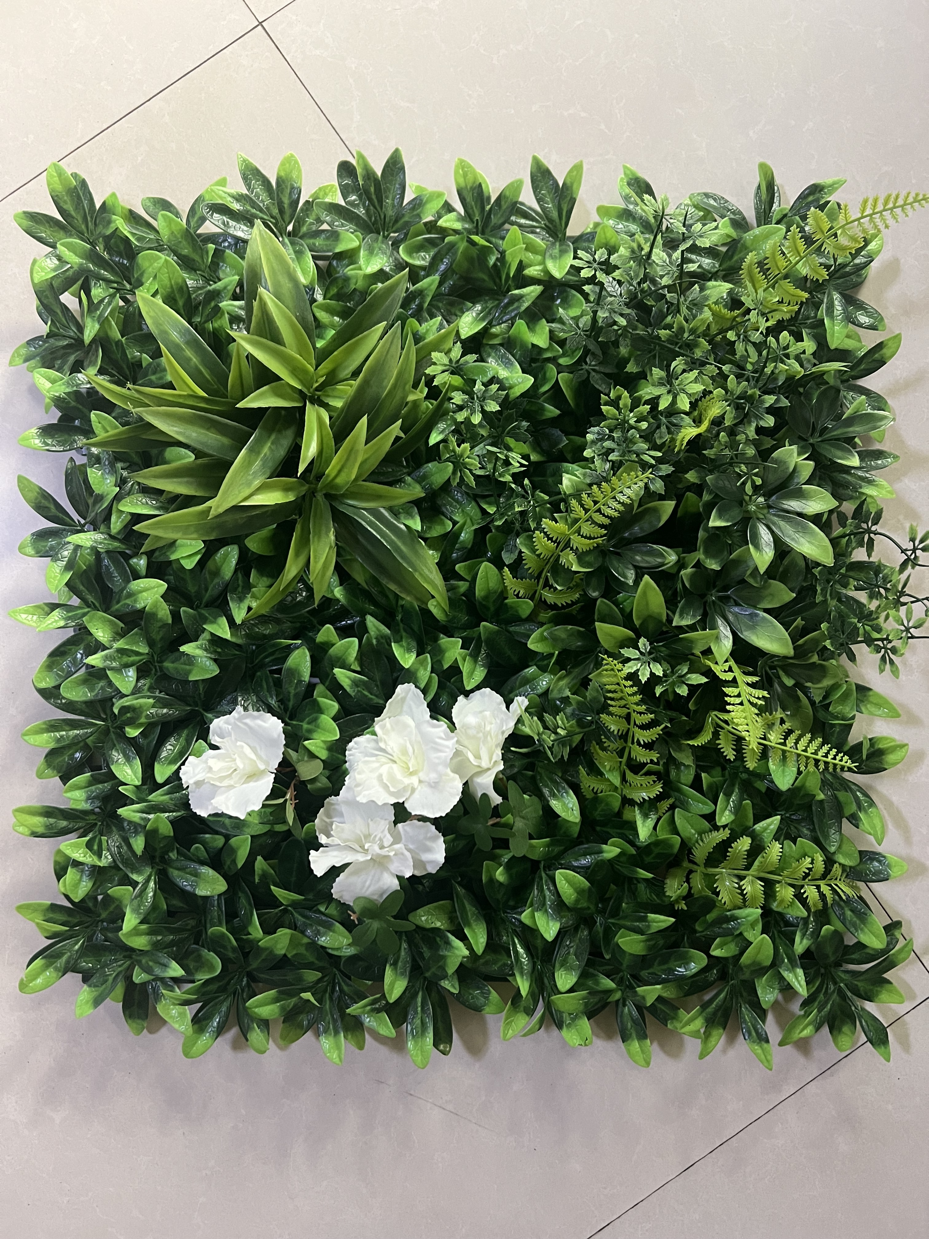 50*50cm Factory Direct Price 50*50Cm 3D green wall plants wall artificial