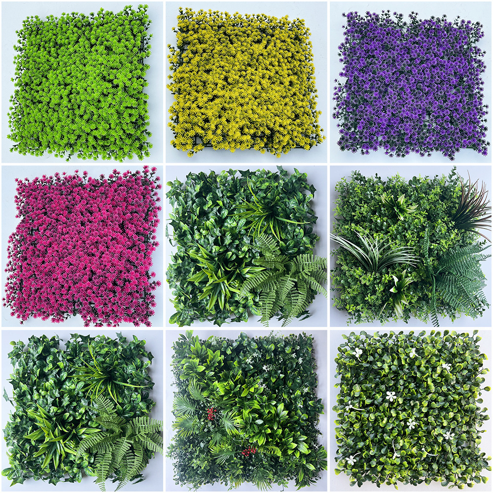 50*50cm Factory Direct Price 50*50Cm 3D simulation plants for wall home decoration