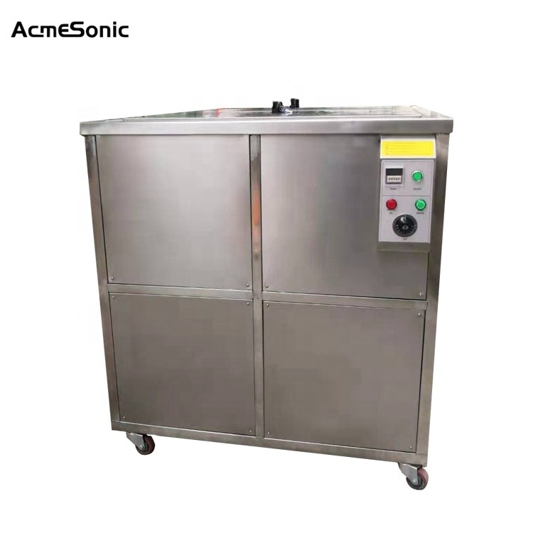 Stainless steel ultrasonic dpf filter cleaning machine with pump and pressure gauge