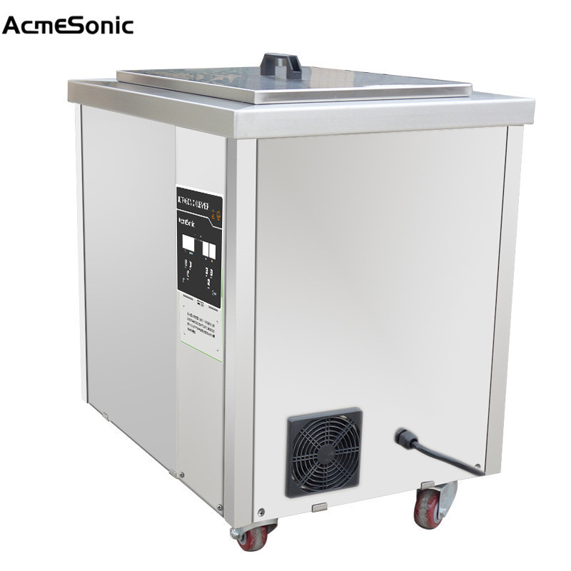 Industrial ultrasonic cleaner 61l with single phase voltage for metal parts cleaning