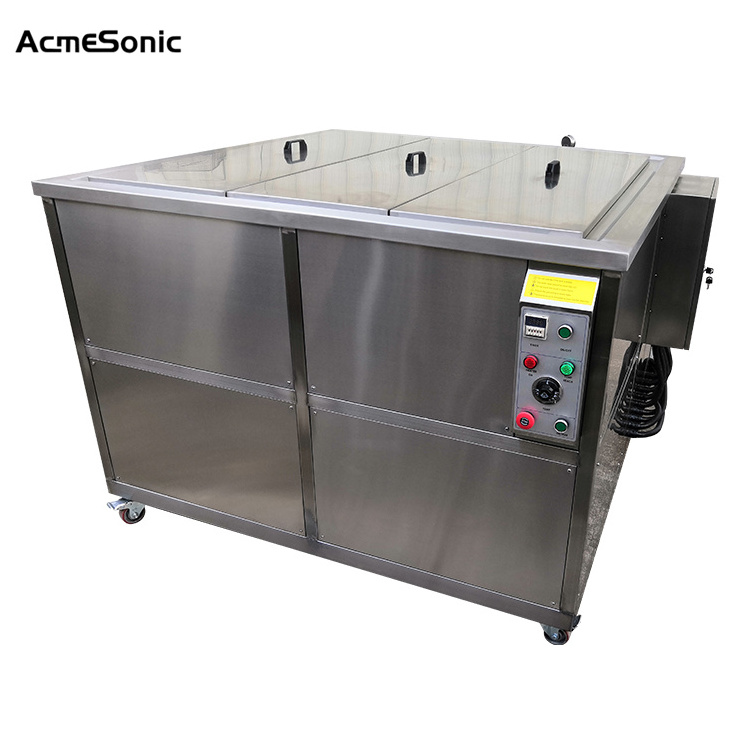 Stainless steel ultrasonic dpf filter cleaning machine with pump and pressure gauge