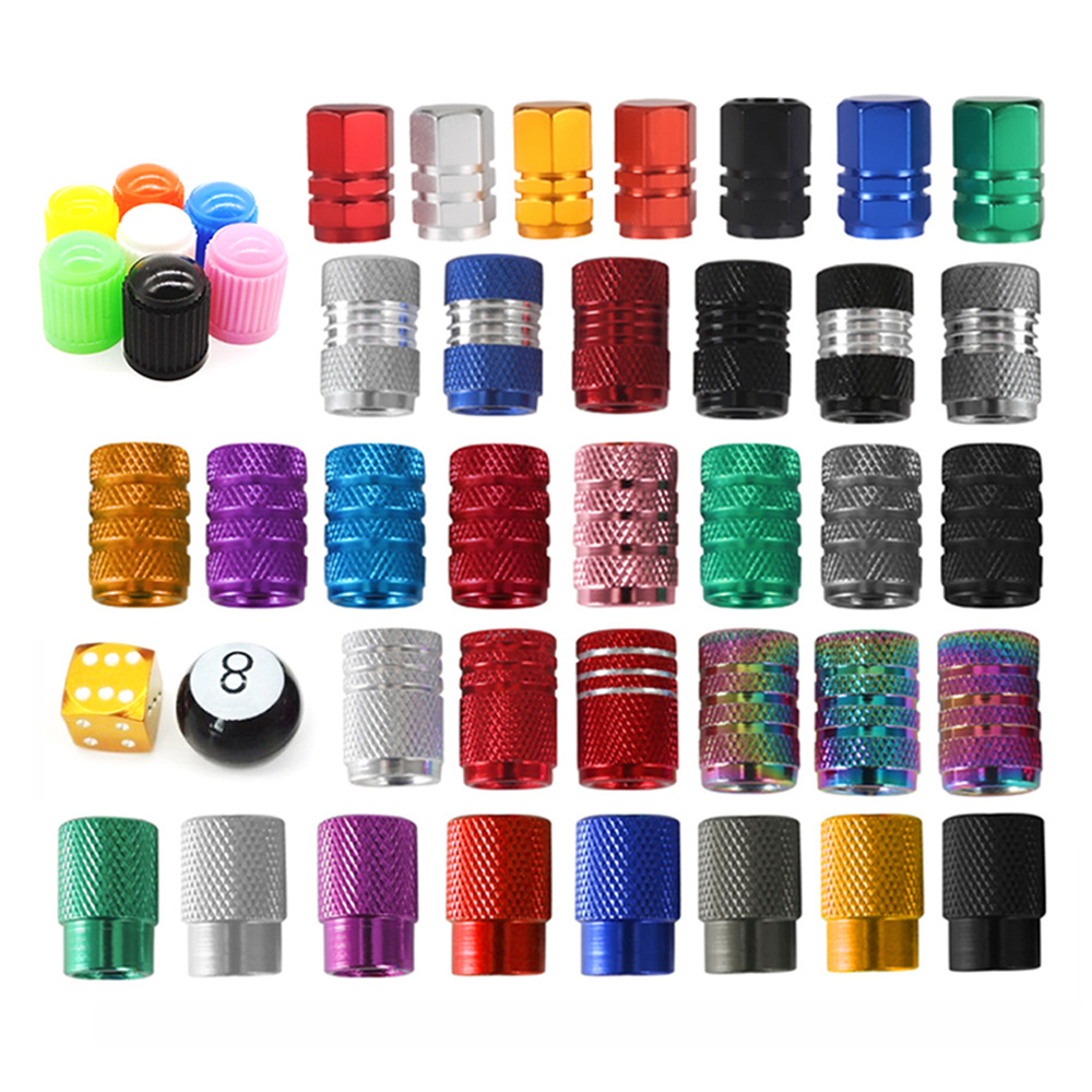 Cheap customize color design automobile tyre auto tire valve caps