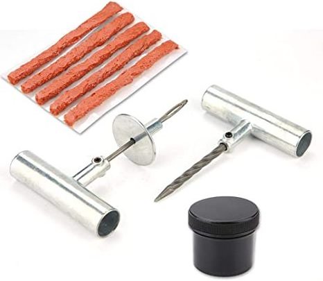 Tire puncture repair kit set for car tire repair glue