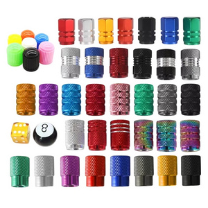 Cheap Customized logo Multiple Styles Colorful Plastic Tire Valve Stem Caps Auto Car  Motorcycles