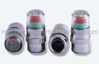 tire pressure sensor indicator tire valve cap with pressure indicator