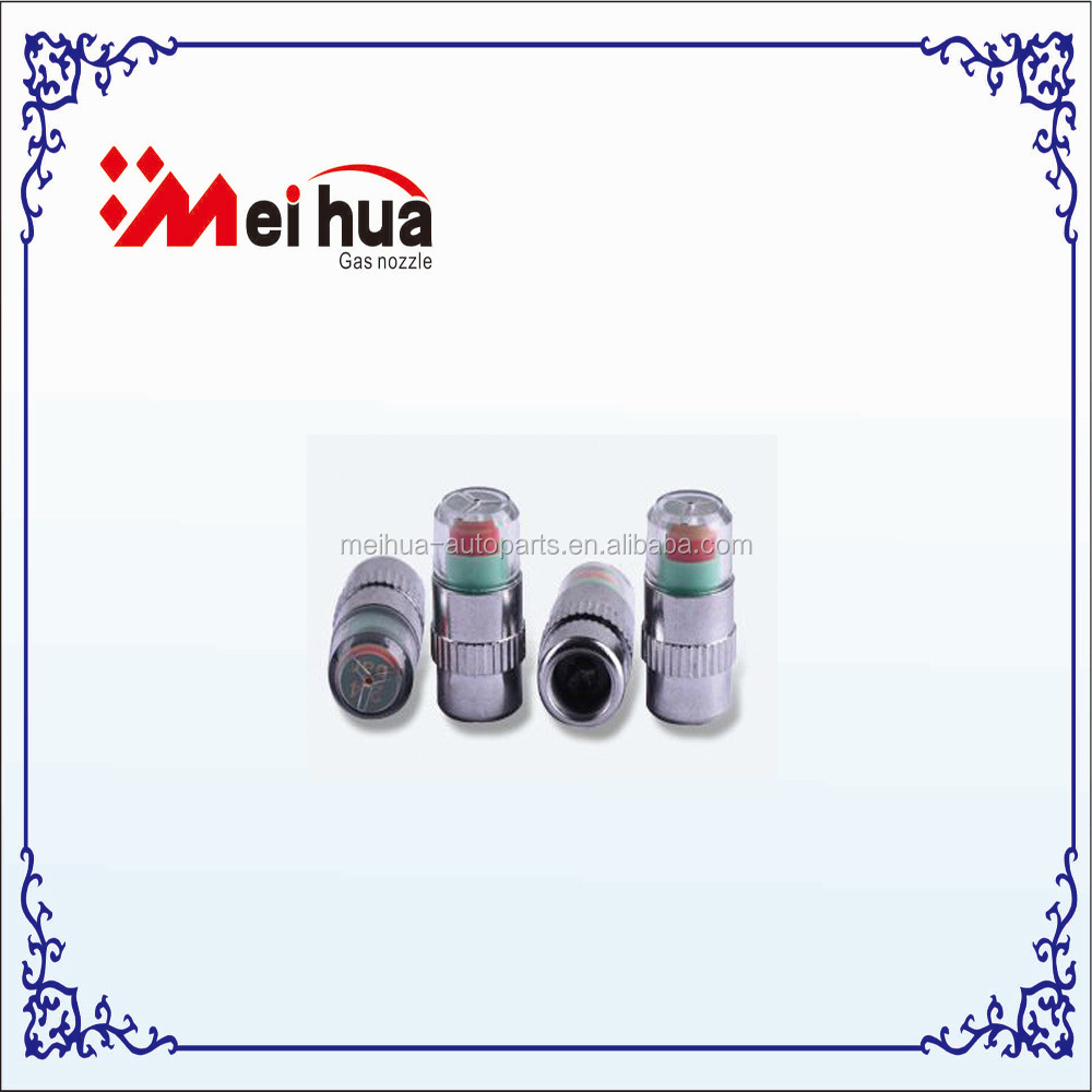 tire pressure sensor indicator tire valve cap with pressure indicator