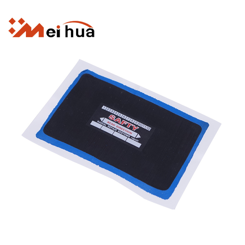 High Quality Glue-free Car Flat Tire Repair Rubber Patch Tubeless Tire Repair Use Customized CN;ZHE Black 12 MH