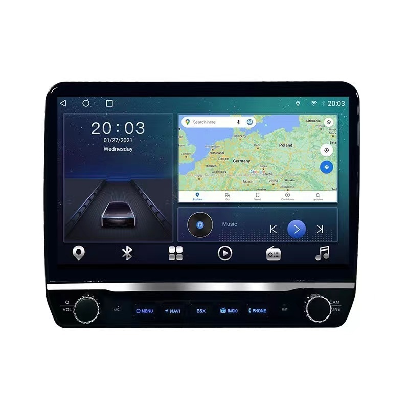 MeiHua  4G Car multimediaplayer version 10-inch knobs and buttons 8 Core Android 12.0 large screen  universal navigation