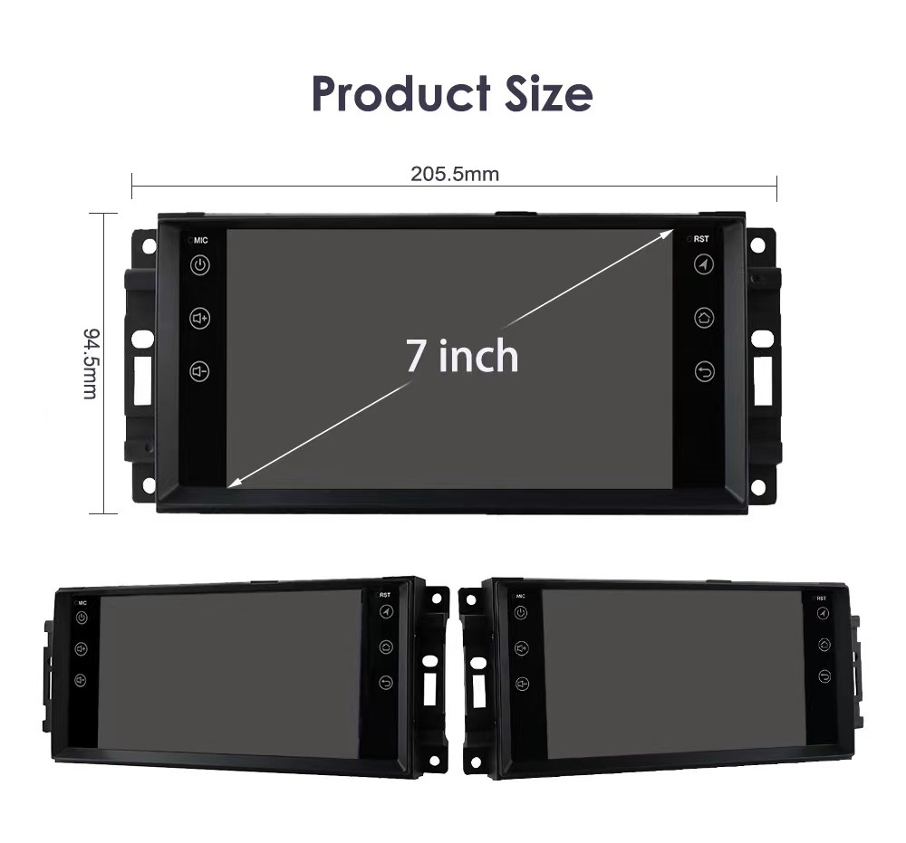 Meihua 7 inches Car android radio for Jeep Wrangler Freedom Car Navigator JEEP Compass Navigation GPS