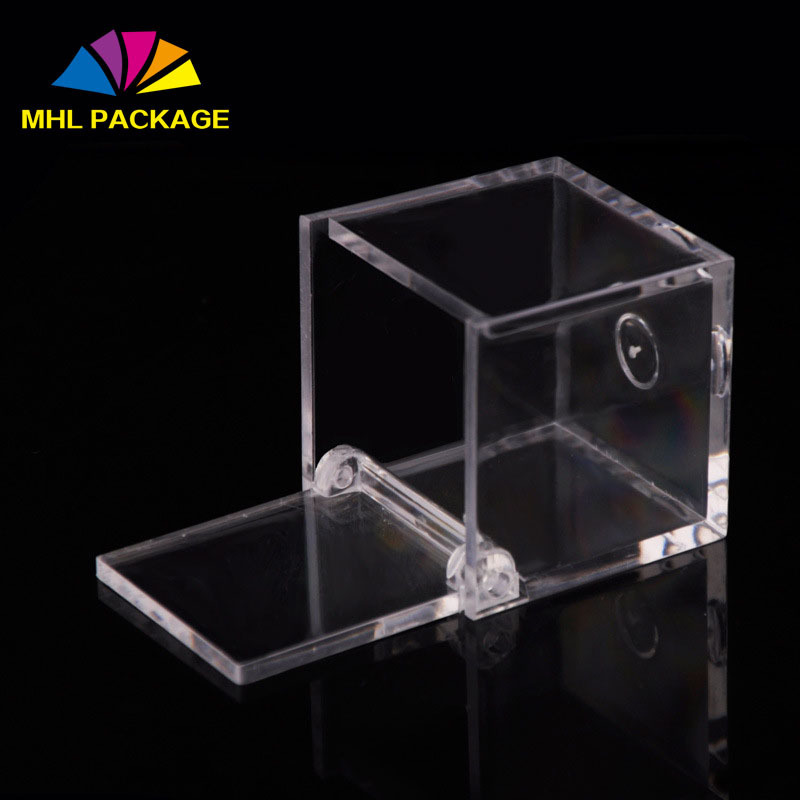 Clear Candy Boxes Cube Case Transparent Acrylic Favor Boxes