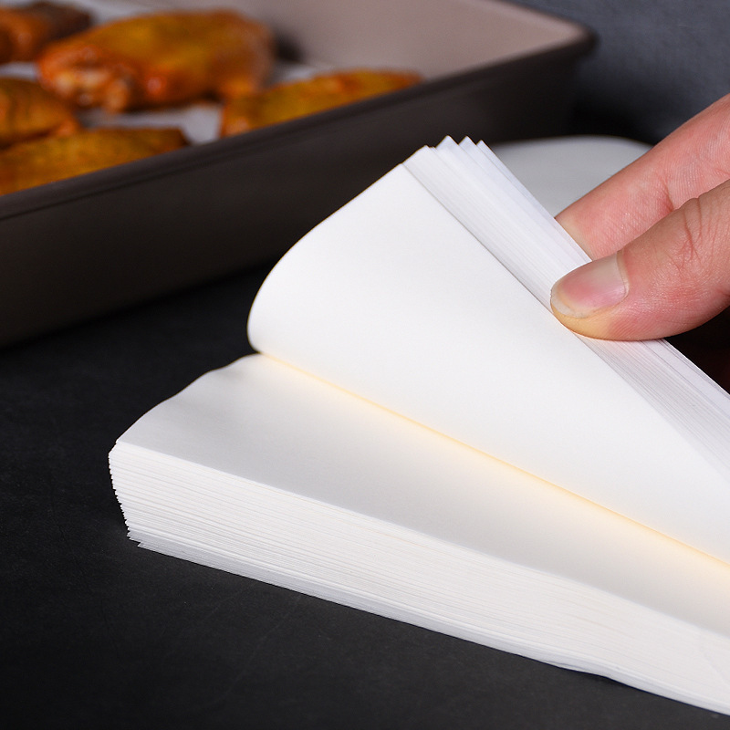 Oil proof Wax Paper Baking BBQ Cake heat transfer release silicone barbecue paper