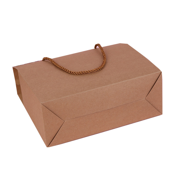 With Handle Kraft Corrugated Cardboard Dry Fruit Packaging Gift Box