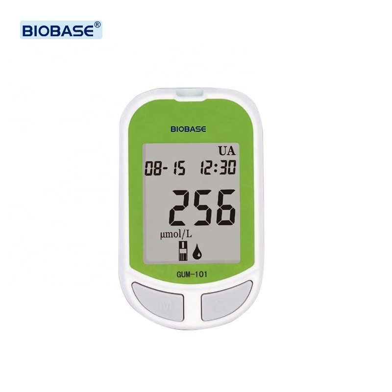 BIOBASE CHINA Glucose& Uric Acid Meter GUM-101  Digital Handheld Health Care Tester