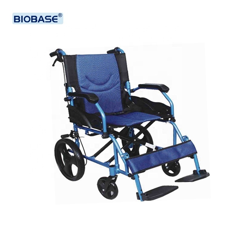 BIOBASE Hot Selling Aluminum Alloy Manual Wheelchair Cheap Price Light Weight Manual Wheelchair