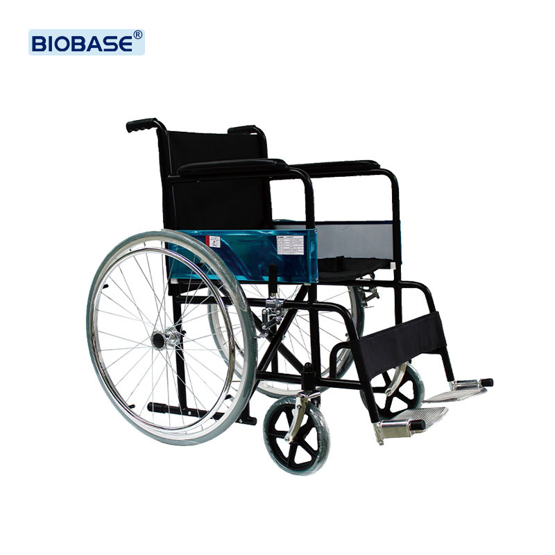 BIOBASE Portable Wheelchair Sport Manual Wheel Chair Lightweight Wheelchair for Elderly