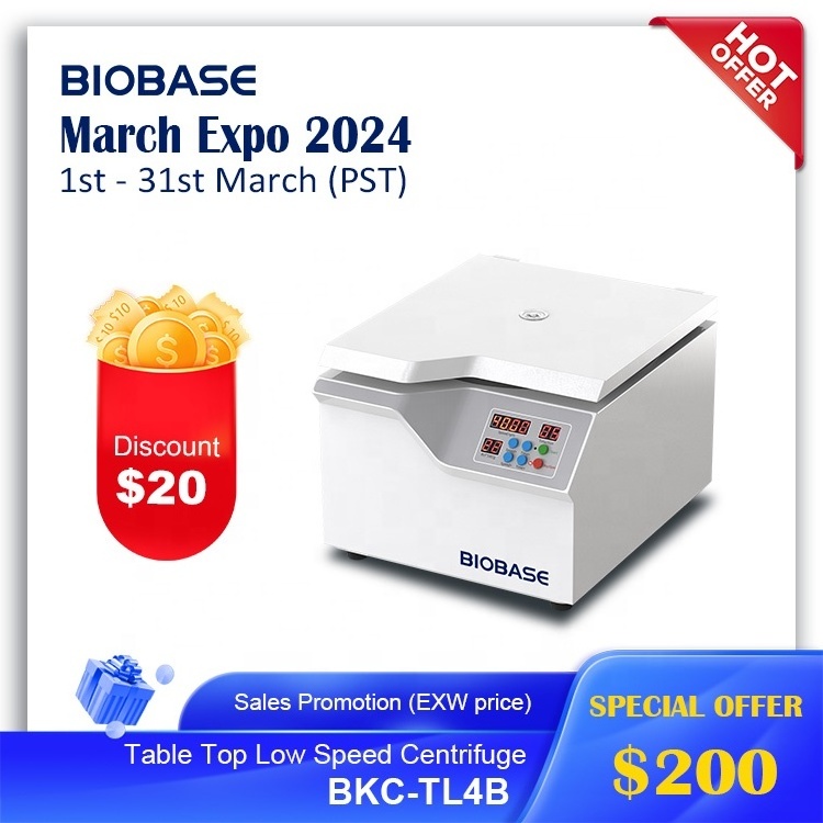 BIOBASE Table Top Low Speed Centrifuge Laboratory Centrifuge Machine