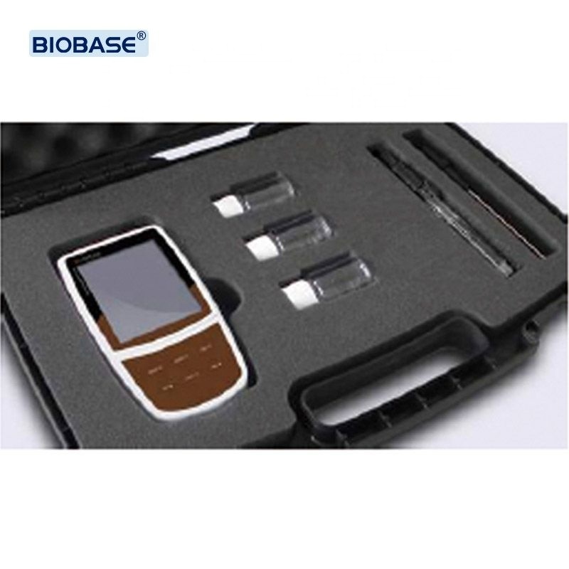 BIOBASE China Meter Portable Water Hardness Liquid Analysis Ca2+ Mg2+ Concentration Calibration Due Reminder Smart Ph Meter