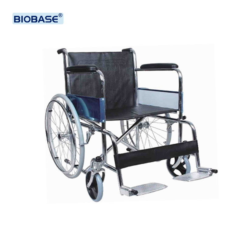 BIOBASE Portable Wheelchair Sport Manual Wheel Chair Lightweight Wheelchair for Elderly