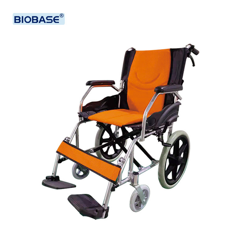 Biobase Factory High Quality Steel Wheelchair Homecare Chair Wheel Seat Manual Stainless Steel Manual Wheelchair