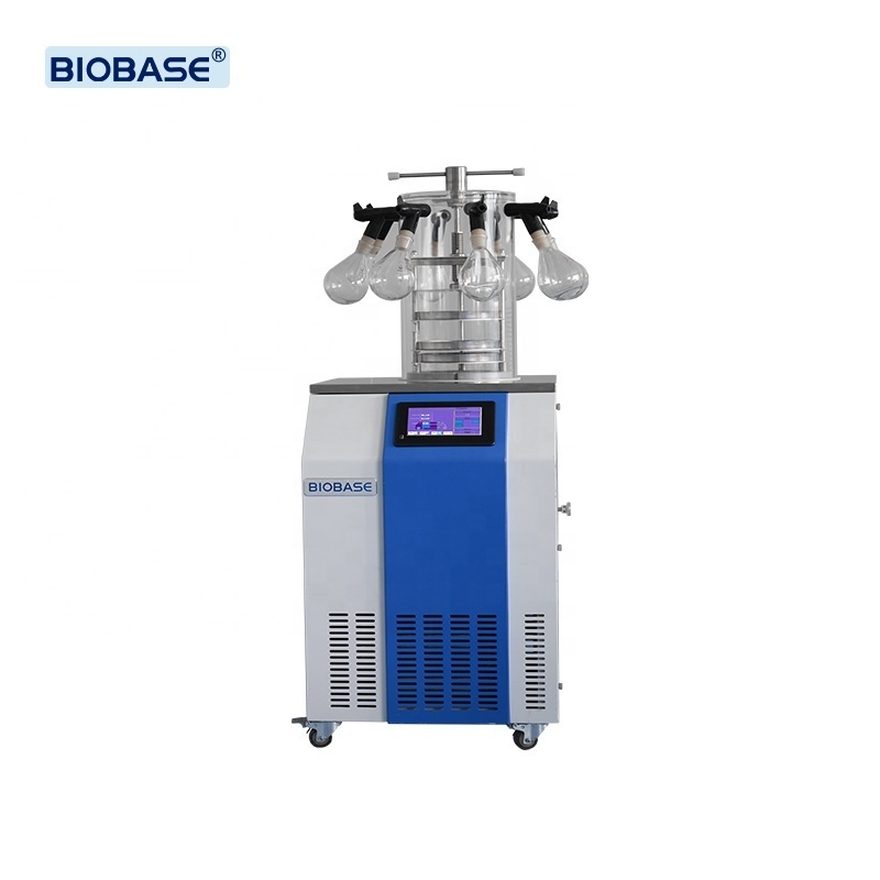 BIOBASE Vertical Freeze Dryer BK-FD18PT 1.8L Vaccum Pump Standard chamber vertical Freeze Dryer for Lab