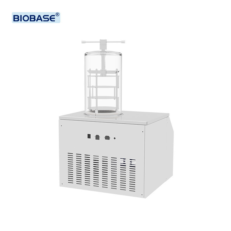 BIOBASE China Tabletop Freeze Dryer BK-FD10T small freeze dryer price Vacuum pump dryer machine for lab