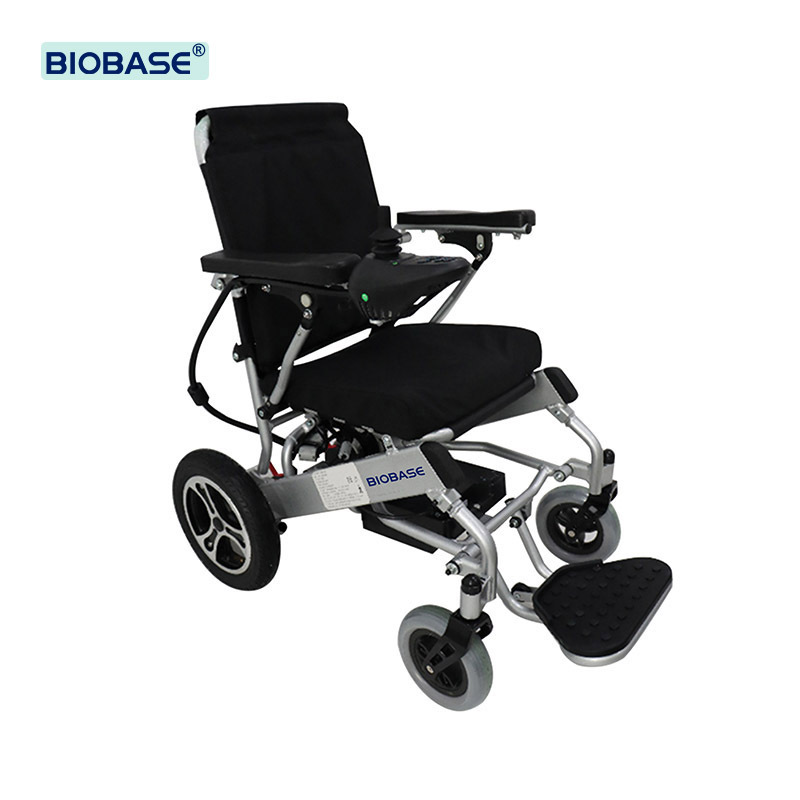 BIOBASE lightweight foldable wheelchair height adjustable seat wheelchair wheelchair bed with toilet