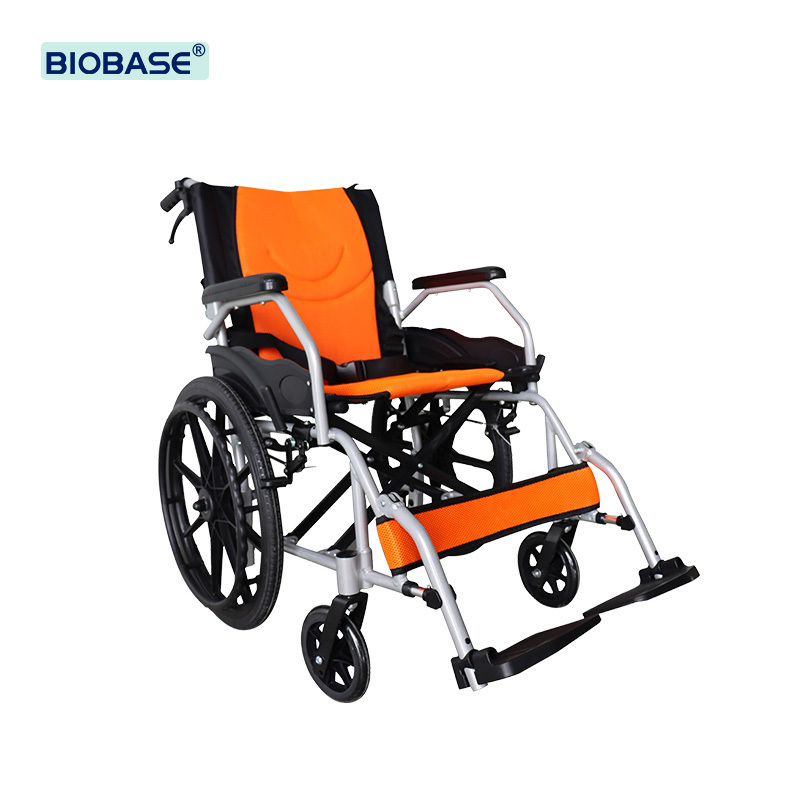 BIOBASE China manual wheelchair parts manual steel wheelchair Strong Shock Resistance Manual Wheelchair On Sale