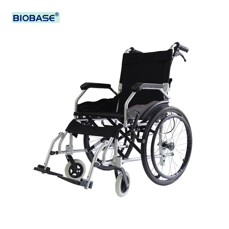 BIOBASE China manual wheelchair parts manual steel wheelchair Strong Shock Resistance Manual Wheelchair On Sale