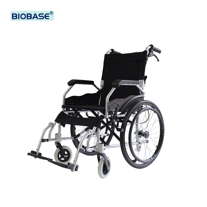 BIOBASE China manual wheelchair parts manual steel wheelchair Strong Shock Resistance Manual Wheelchair On Sale