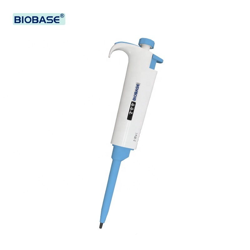 Biobase Mechanical Pipette 8 and 12 channel pipettes available for standard 96-well plate laboratory pipette