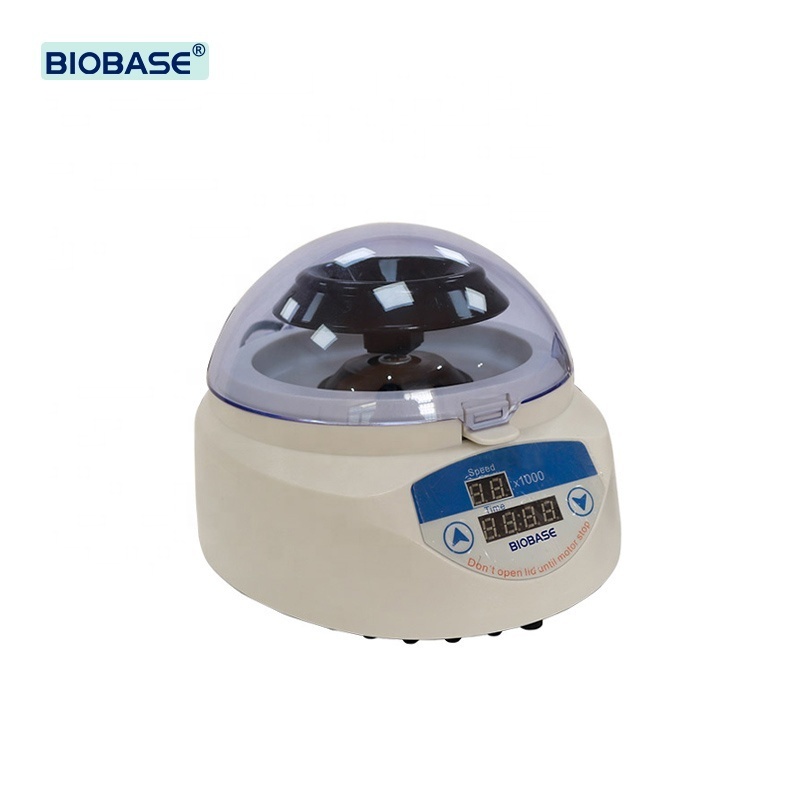 BIOBASE Mini Centrifuge PCR Laboratory Centrifuge Table Tap Low Speed mini Centrifuge price