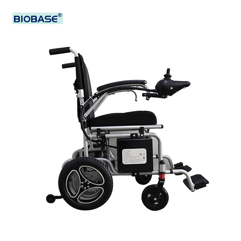 BIOBASE lightweight foldable wheelchair height adjustable seat wheelchair wheelchair bed with toilet