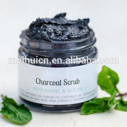 100% Natural Organic Exfoliating Bamboo Charcoal Facial Scrub