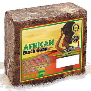 OEM Handmade Soap Natural Anti-acne Face And Body Wash Ghana Raw African Black Soap