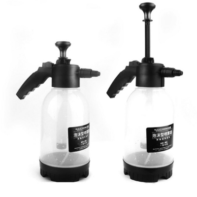 2L Hand Pump Foam Sprayer With Car Wash Foaming Pump Cannon Snow Foam Car Wash Sprayer Bottle Car Window Washing Cleaning