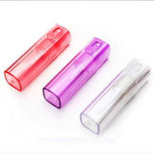 Square tube 10ml empty bottle Mini portable spray bottle used for perfume spray or oral freshener or deodorant spray