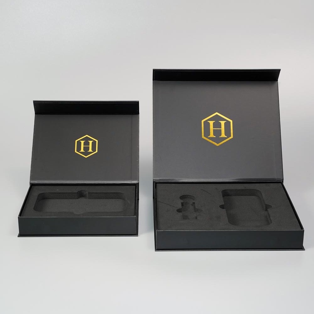 Custom Logo Wholesale Eva Rigid Cardboard Magnetic Gift Packaging Box With Eva Foam Insert