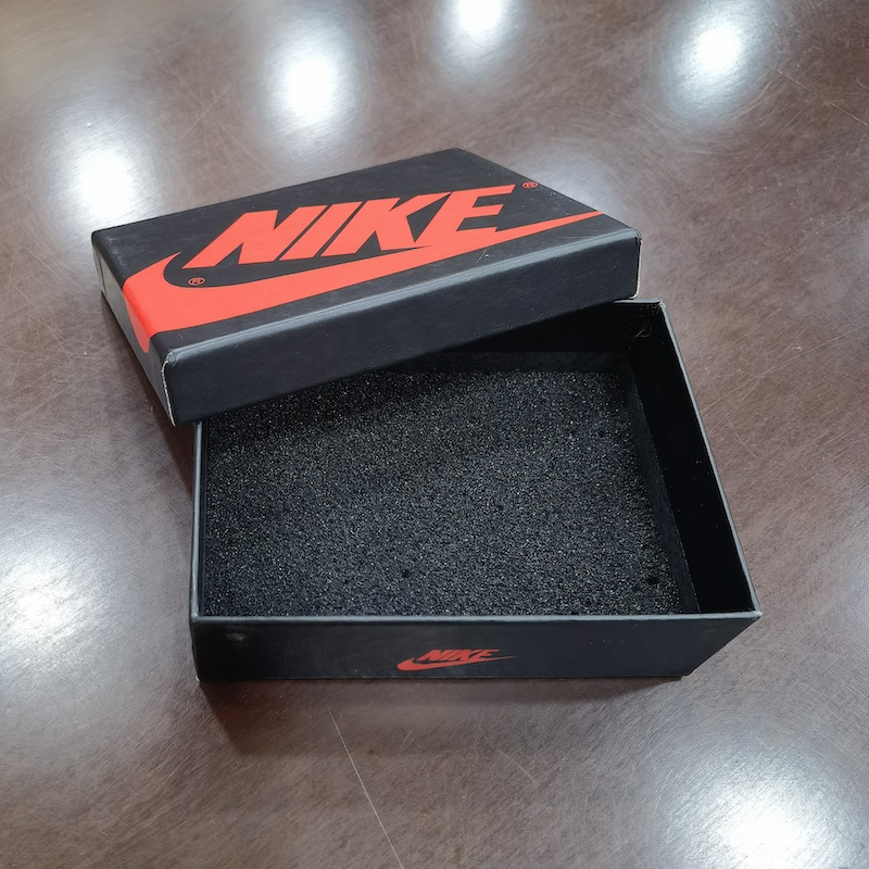 Custom Logo Black Gift Mini Shoe Box For Shoes Packaging