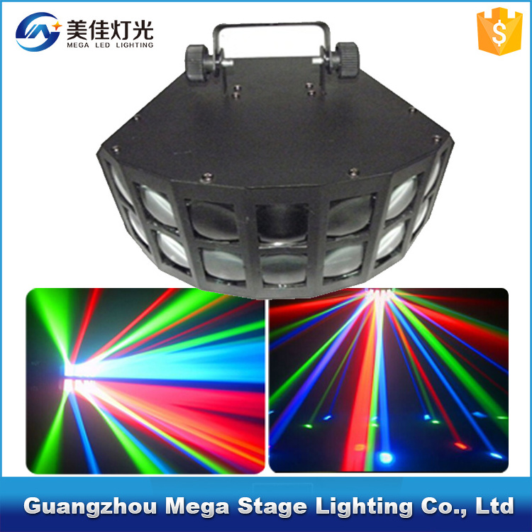 2pcs led mini rgbw laser dj disco party stage light