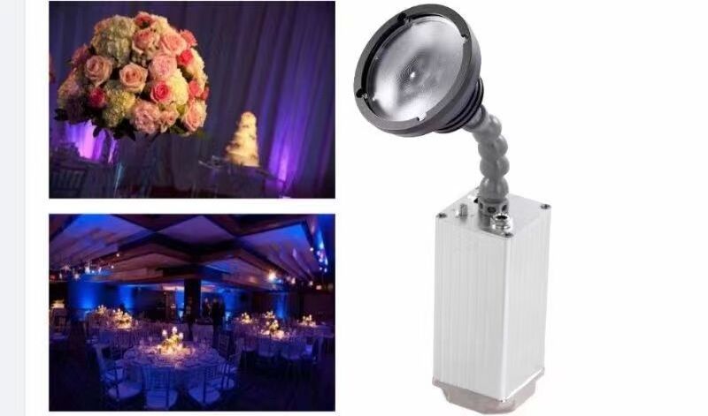 Hot 10W 3200K Warm white Battery Powered LED Pinspot Light Stage Lights For Wedding Party