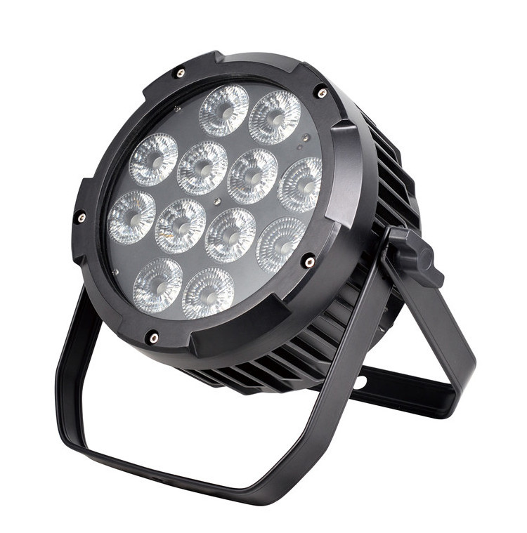 Waterproof IP65 wireless DMX battery 12pcs 6in1 led par light with remote control