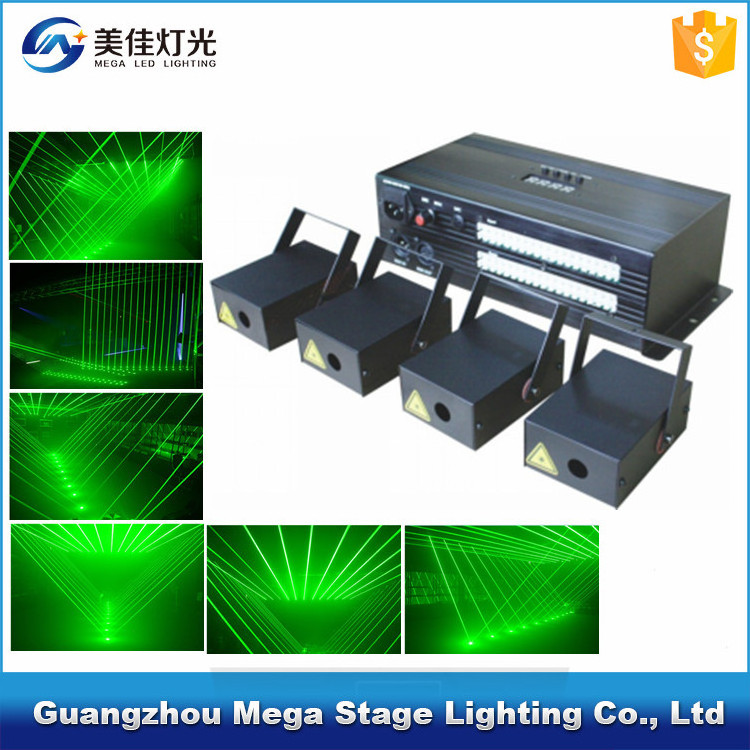 green blue color laser show DJ Rainrops laser control beeline laser light