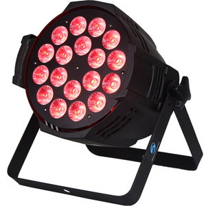 Professional Stage Light 18W RGB Cheap LED Flat Par dj disco small party lights